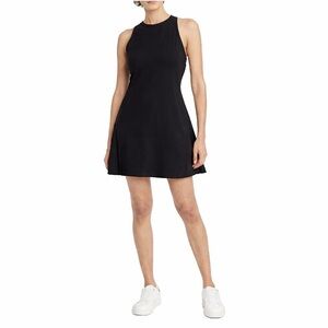 A New Day Ribbed Black Sleeveless Dress